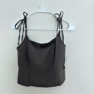 Pacsun gray corset top